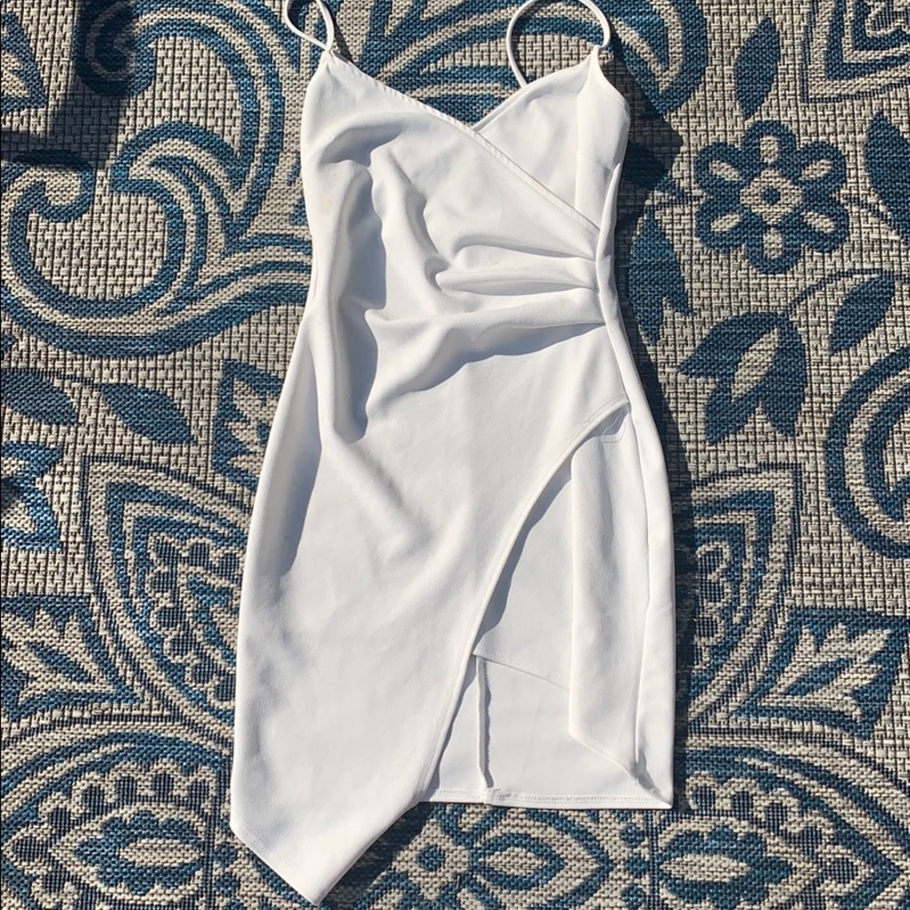 *Traded* White Mini Dress